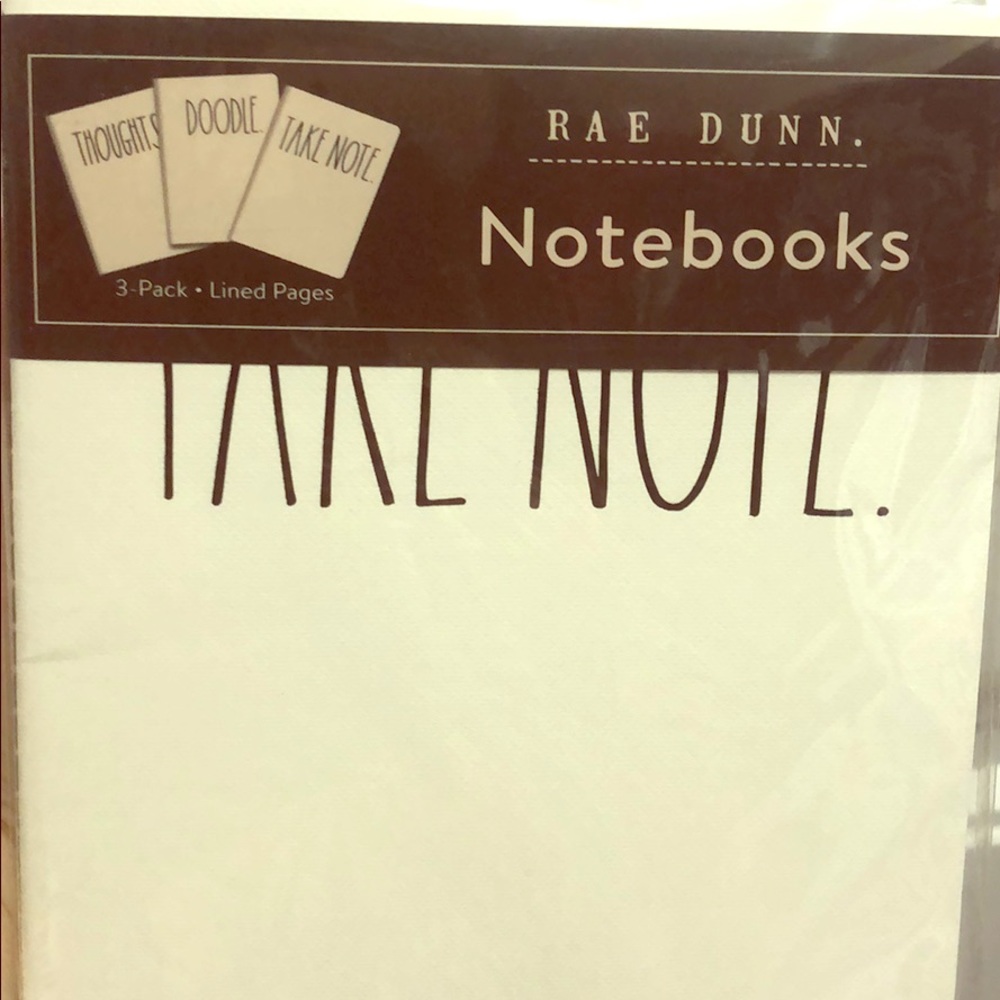Brand New Rae Dunn Notebook Set
